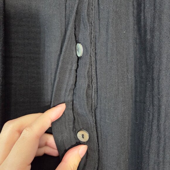 Xirena Serina Cotton Gauze Skirt in Black - Picture 4 of 7